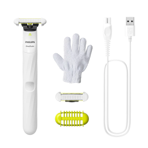 Триммер Philips OneBlade Intimate QP1924/28, белый