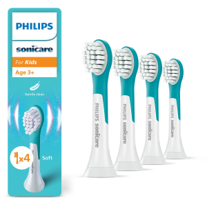 HX6034/90 - детские насадки Philips For Kids (от 3 до 7 лет), МИНИ (4 шт)