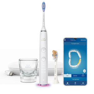 HX9917/88 - звуковая щетка Philips Sonicare DiamondClean Smart 9400, белая