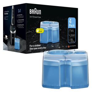 Картридж Braun Clean & Renew CCR, Series 6, голубой, 4 шт