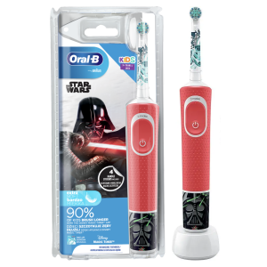 БЛИСТЕР Электрическая зубная щетка детская Oral-B Kids StarWars (D100.413.2K)