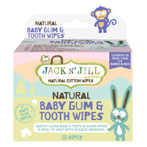 Jack N' Jill Детские салфетки для полости рта с ксилитом, 25 шт