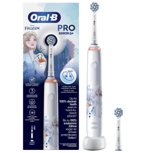 Детская электрическая зубная щетка Oral-B Junior Pro Frozen Холодное сердце (6+) Детская электрическая зубная щетка Oral-B Junior Pro Frozen Холодное сердце (6+)