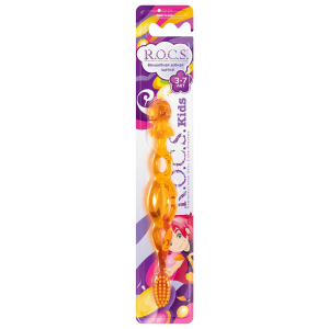Зубная щетка R.O.C.S. Kids SOFT (3-7 лет) ОРАНЖЕВАЯ Зубная щетка R.O.C.S. Kids SOFT (3-7 лет) ОРАНЖЕВАЯ