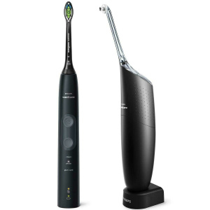 HX8424/32 НАБОР PHILIPS - звуковая щетка Sonicare ProtectiveClean + ирригатор Airfloss Ultra (ЧЕРНЫЙ)