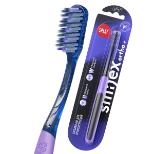 Зубная щетка SPLAT Smilex ortho, ортодонтическая ФИОЛЕТОВАЯ Зубная щетка SPLAT Smilex ortho, ортодонтическая ФИОЛЕТОВАЯ