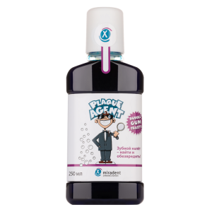 Ополаскиватель Miradent Plaque Agent - для индикации зуб.налета, !!!! 250 мл