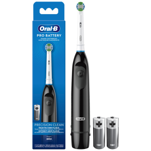 Электрическая зубная щетка Oral-B Precision Clean Pro Battery DB5.010.1 - на батарейках ЧЕРНАЯ РУЧКА Электрическая зубная щетка Oral-B Precision Clean Pro Battery DB5.010.1 - на батарейках ЧЕРНАЯ РУЧКА