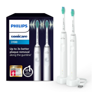 HX3675/13 - Набор электрических зубных щеток Philips Sonicare 3100 series, белые