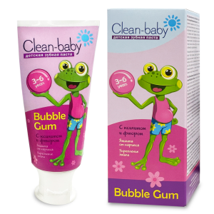 Детская зубная паста TM Clean-baby (от 3 до 6 лет) Жевательная резинка, 50 мл Детская зубная паста TM Clean-baby (от 3 до 6 лет) Жевательная резинка, 50 мл