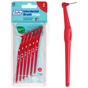 Ершик межзубный TePe Angle RED 0.5, 6 шт Ершик межзубный TePe Angle RED 0.5, 6 шт