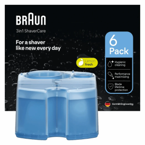 Картридж Braun Clean & Renew CCR, Series 6, голубой, 6 шт