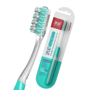Зубная щетка SPLAT CLINIC CARE Medium (средняя жесткость) МЯТНАЯ