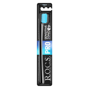 Зубная щетка R.O.C.S. Pro Sensitive 5940 ЧЕРНАЯ