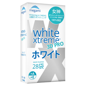 Отбеливающие полоски MEGAMI WHITE XTREME 3D PRO для чувствительных зубов