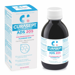 УЦЕНКА - CURASEPT ополаскиватель 0,05% хлоргексидина, 200 мл. (ADS205) УЦЕНКА - CURASEPT ополаскиватель 0,05% хлоргексидина, 200 мл. (ADS205)