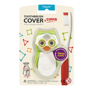 Держатель Flipper OWL EARTHY для зубной щетки со встроенными песочными часами Зеленый Держатель Flipper OWL EARTHY для зубной щетки со встроенными песочными часами Зеленый