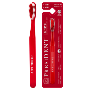 Зубная щетка PRESIDENT Active (4+6 мил)