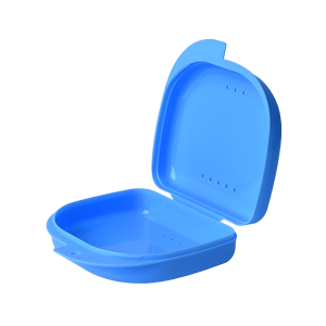 Футляр Miradent Dento-BOX Blue для орто-конструкций, голубой Футляр Miradent Dento-BOX Blue для орто-конструкций, голубой