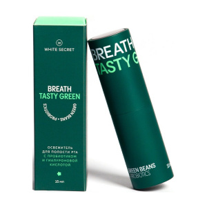 Освежитель White Secret Breath Tasty Green, 15 мл Освежитель White Secret Breath Tasty Green, 15 мл