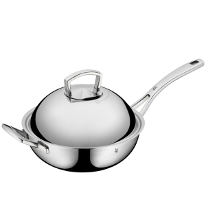 Вок WMF Multiply с крышкой из нержавеющей стали, 28 см 0753506040