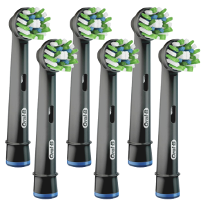 БЛИСТЕР ИЗ 6 насадок ORAL-B Cross Action Black / ЧЕРНЫЕ