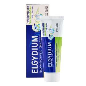 Зубная паста ЭЛЬГИДИУМ для взрослых и детей от 7 лет - Защита от кариеса Plaque-disclosing, 50 мл