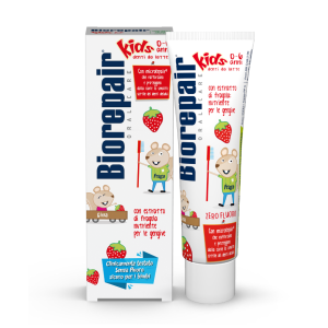 Детская зубная паста Biorepair Kids, без фтора (0-6 лет), 50 мл ЗЕМЛЯНИКА Детская зубная паста Biorepair Kids, без фтора (0-6 лет), 50 мл ЗЕМЛЯНИКА