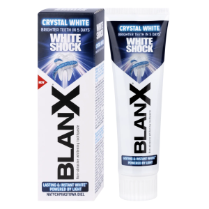 Отбеливающая зубная паста BlanX White Shock Crystal White, 75 мл