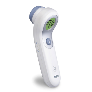 Термометр налобный электронный Braun NTF3000, белый