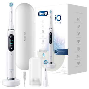 Электрическая зубная щетка Oral-B iO Series 9N White Alabaster (iOM9.2l1.1AD - type 3796), 2 насадки
