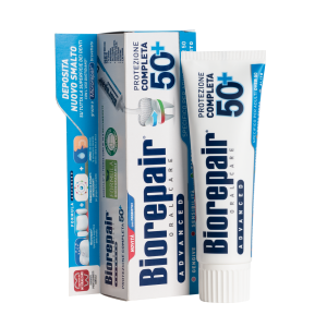 Зубная паста Biorepair Protezione Completa 50+ - Максимальная защита 50+ лет, 75 мл Зубная паста Biorepair Protezione Completa 50+ - Максимальная защита 50+ лет, 75 мл