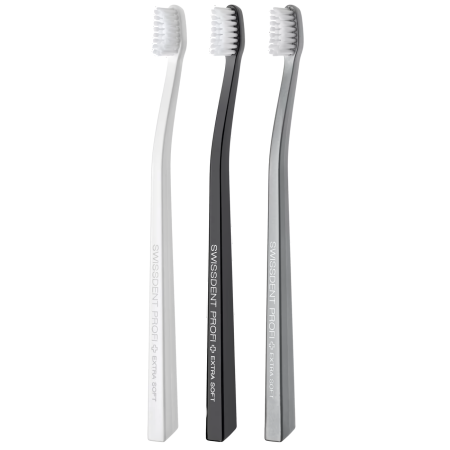 Набор зубных щеток SWISSDENT Profi Gentle, Extra Soft (3 шт)