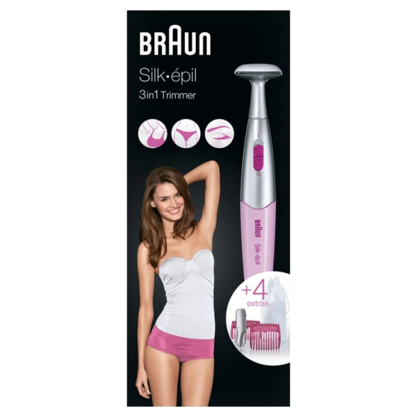 Триммер женский Braun FG1100, розовый