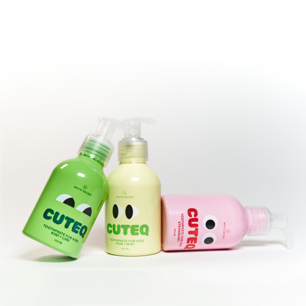 Детская зубная паста White Secret Cuteq Mint Pear Мята и Груша (5-12 лет), 100 мл Детская зубная паста White Secret Cuteq Mint Pear Мята и Груша (5-12 лет), 100 мл