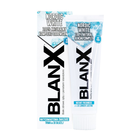 Отбеливающая зубная паста BlanX Nordic White, 75 мл Отбеливающая зубная паста BlanX Nordic White, 75 мл