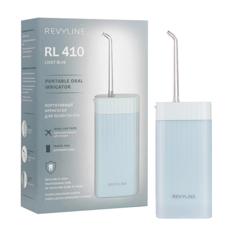 Ирригатор портативный Revyline RL 410 Light Blue (светло-голубой)