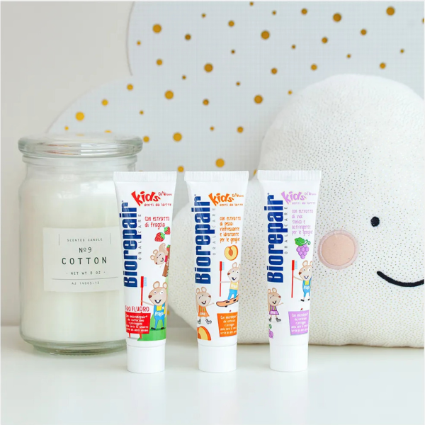 Детская зубная паста Biorepair Kids, без фтора (0-6 лет), 50 мл ПЕРСИК Детская зубная паста Biorepair Kids, без фтора (0-6 лет), 50 мл ПЕРСИК