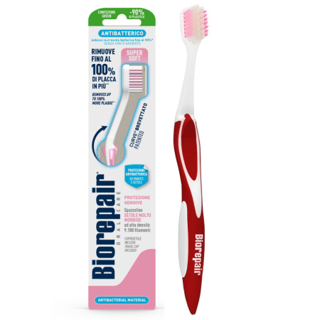 Зубная щетка Biorepair Gum ультра-мягкая КРАСНАЯ Зубная щетка Biorepair Gum ультра-мягкая КРАСНАЯ