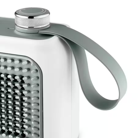 Delonghi Настольный тепловентилятор HFX10B03.GR, белый/серый
