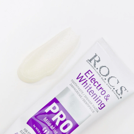 БОЛЬШАЯ Зубная паста R.O.C.S. PRO Electro&Whitening Mild Mint, 100 мл