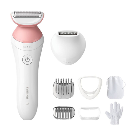 Эпилятор Philips BRL146/00, белый/розовый
