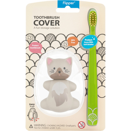 Держатель Flipper FUN Animal с зубной щеткой - Кот