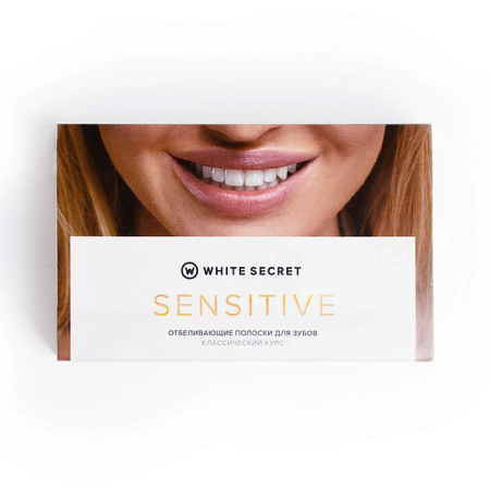 Отбеливающие полоски White Secret Sensitive, 14 саше
