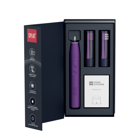 Электрическая зубная щетка SPLAT Sense&Power S88 Фиолетовая