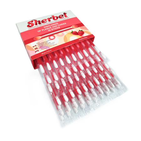 Палочки для индикации налета SHERBET, 100 штук Палочки для индикации налета SHERBET, 100 штук
