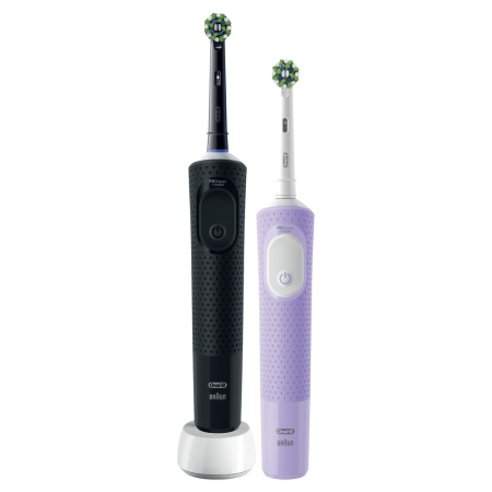 Набор из двух электрических зубных щеток Oral-B Vitality Pro Duo (Black&Lilac)