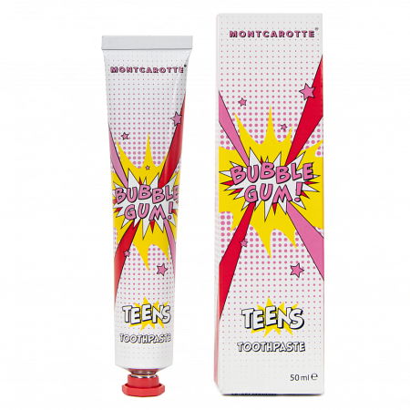 Зубная паста MontCarotte Teens Бабл Гам (с 7 лет), 50 мл !!!