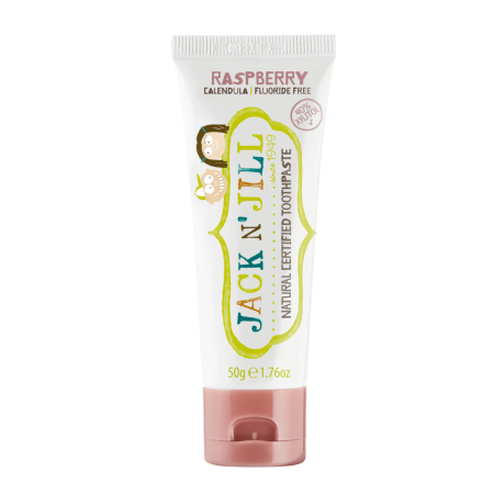 НАБОР Jack N' Jill Органическая зубная паста Raspberry МАЛИНА+ зубная щетка Unicorn/Monkey