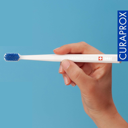 Набор зубных щеток CURAPROX "ultrasoft" CS5460/3 (БЕЛЫЙ/СИНИЙ/РОЗОВЫЙ)